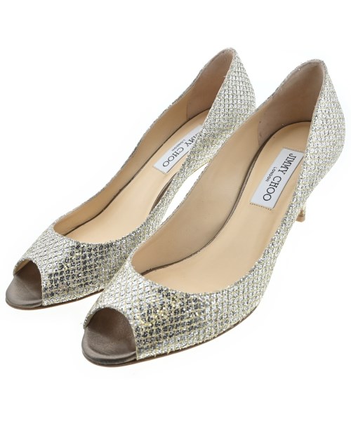 JIMMY CHOO(ジミーチュー)パンプス シルバー サイズ:EU38 1/2(25cm位)/2200615916484