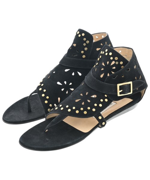 JIMMY CHOO(ジミーチュー)サンダル 黒 サイズ:EU36(22.5cm位)/2200603501166
