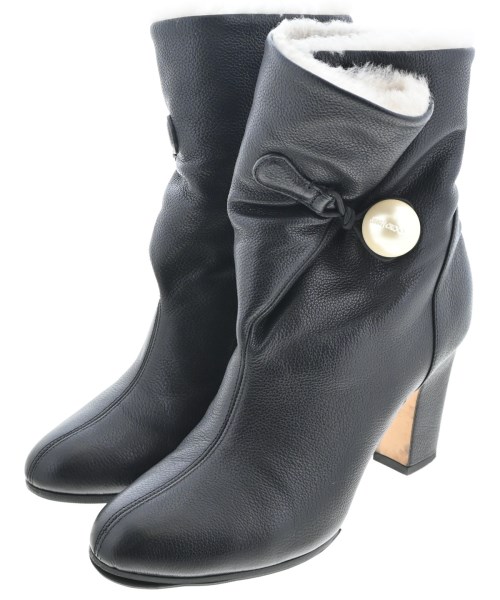 JIMMY CHOO(ジミーチュー)ブーツ 黒 サイズ:EU35(21.5cm位)/2200655151012