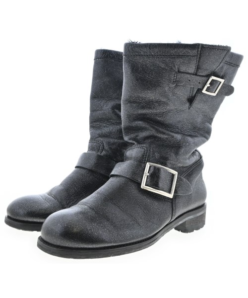 JIMMY CHOO(ジミーチュー)ブーツ 黒 サイズ:EU37(23.5cm位)/2200702332944