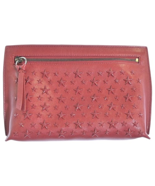 JIMMY CHOO(ジミーチュー)クラッチバッグ 赤 サイズ:-/2200697955043