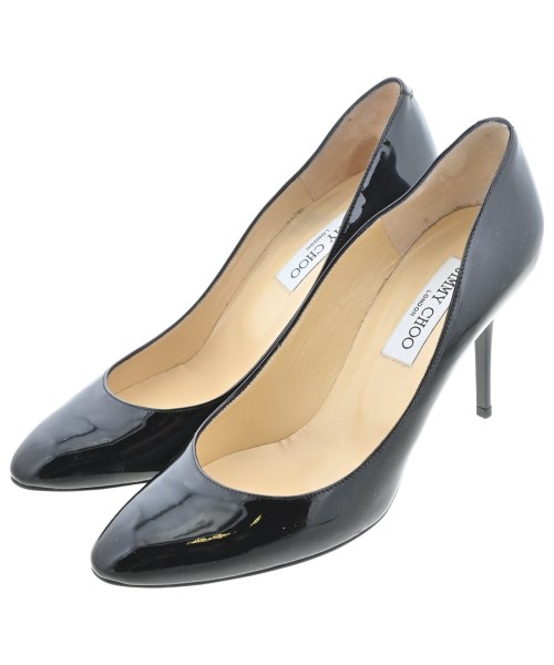 JIMMY CHOO(ジミーチュー)パンプス 黒 サイズ:EU38 1/2(25cm位)/2200687273263