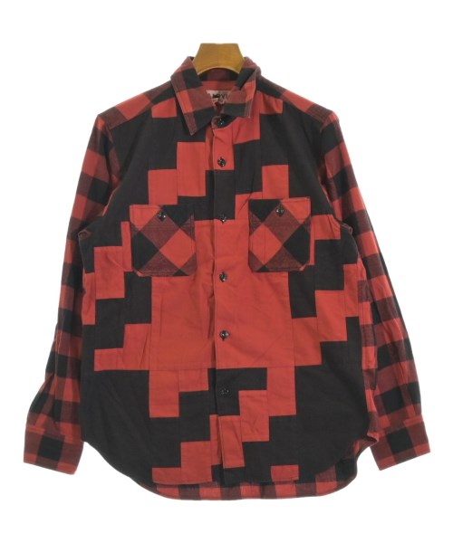 GANRYU(ガンリュウ)カジュアルシャツ 赤 サイズ:M/2200657947200