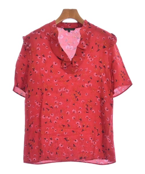 TARA JARMON(タラジャーモン)ブラウス 赤 サイズ:36(XS位)/2200454907018