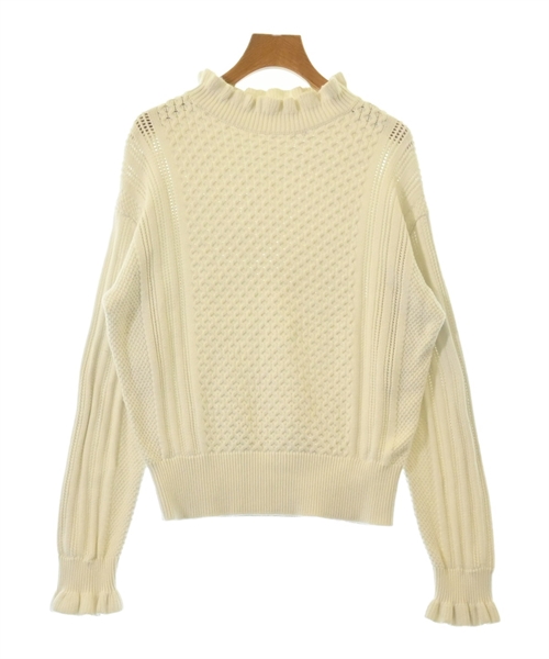 TARA JARMON(タラジャーモン)ニット・セーター 白 サイズ:M/2200574493071