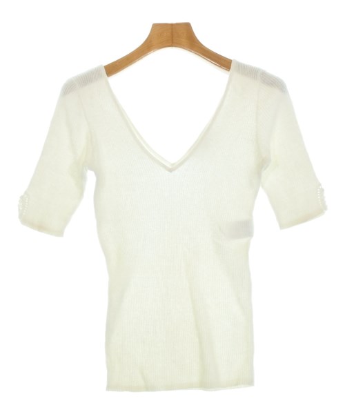 TARA JARMON(タラジャーモン)ニット・セーター 白 サイズ:S/2200656970186