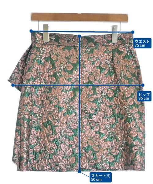 TARA JARMON（タラジャーモン）ミニスカート 緑 サイズ:40(M位) レディース/2200645868043