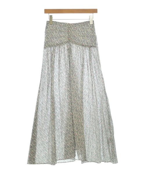 MARANT ETOILE(マランエトワール)ロング・マキシ丈スカート 白 サイズ:34(XXS位)/2200693514053