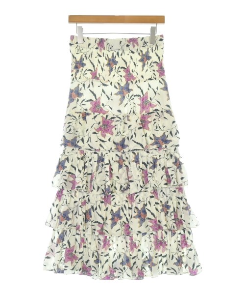 MARANT ETOILE(マランエトワール)ロング・マキシ丈スカート 白 サイズ:36(XS位)/2200659142061