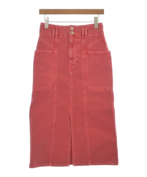 MARANT ETOILE(マランエトワール)ロング・マキシ丈スカート 赤 サイズ:36(S位)/2200662808022