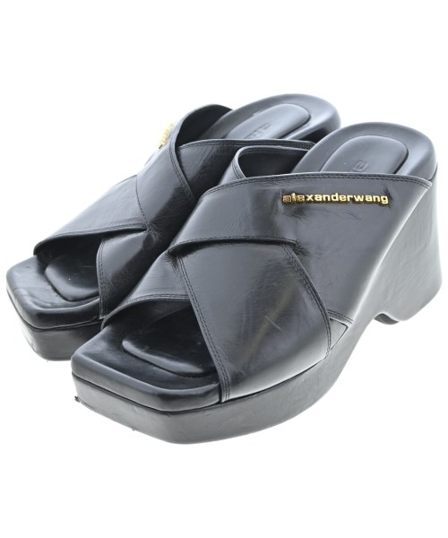 ALEXANDER WANG(アレキサンダーワン)サンダル 黒 サイズ:EU37(23.5cm位)/2200615162287