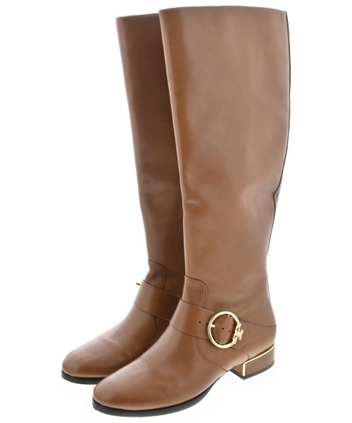 TORY BURCH(トリーバーチ)ブーツ 茶 サイズ:US7(24cm位)/2200689332012