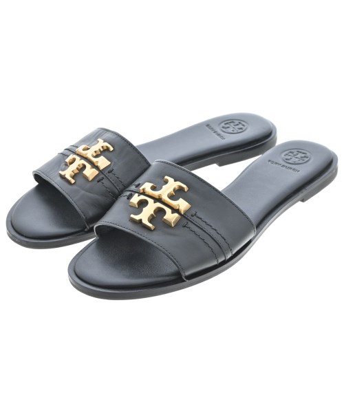 TORY BURCH(トリーバーチ)サンダル 黒 サイズ:US7(24cm位)/2200695574277