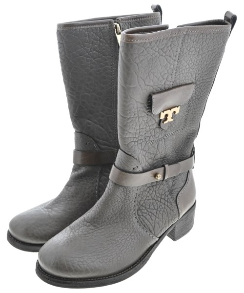 TORY BURCH(トリーバーチ)ブーツ グレー サイズ:US7(24cm位)/2200655235026