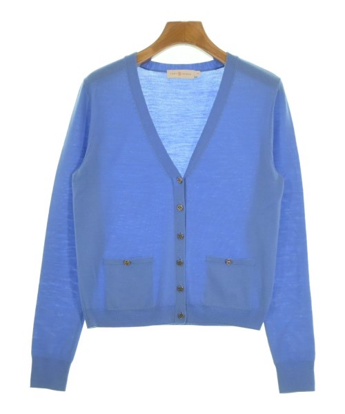 TORY BURCH(トリーバーチ)カーディガン 青 サイズ:S/2200654180037