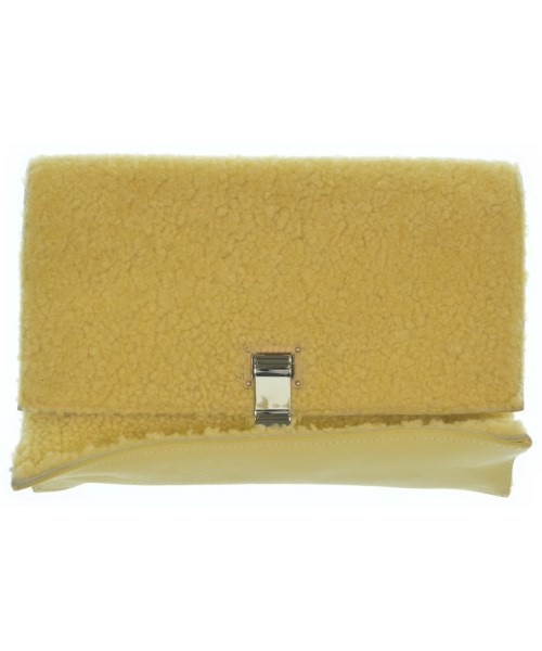PROENZA SCHOULER(プロエンザ　スクーラー)クラッチバッグ 黄 サイズ:-/2200657576196