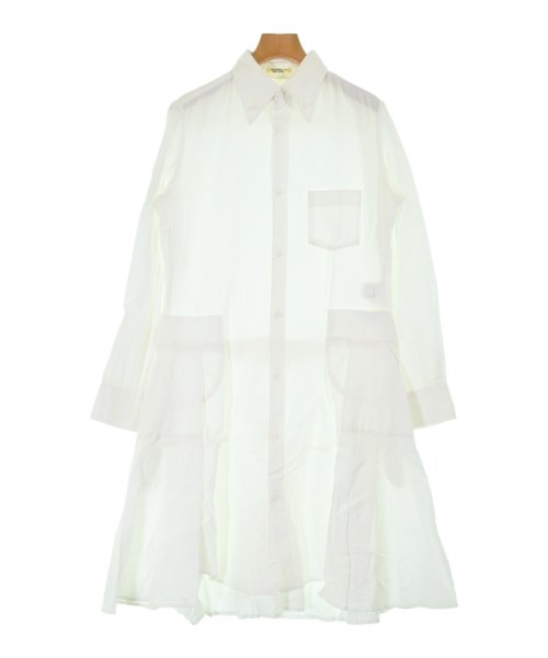 REGULATION Yohji Yamamoto(レギュレーションヨウジヤマモト)シャツワンピース 白 サイズ:3(M位)/2200651898096