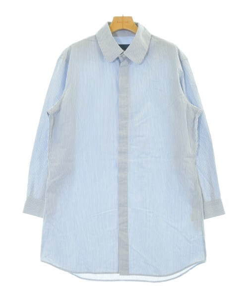 REGULATION Yohji Yamamoto(レギュレーションヨウジヤマモト)カジュアルシャツ 青 サイズ:2(S位)/2200671065072