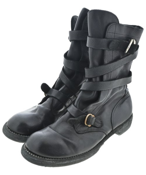 GUIDI(グイディ)ブーツ 黒 サイズ:EU37 1/2(24cm位)/2200660405025