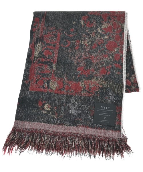 s'yte(サイト)マフラー 黒 サイズ:-/2200666754059