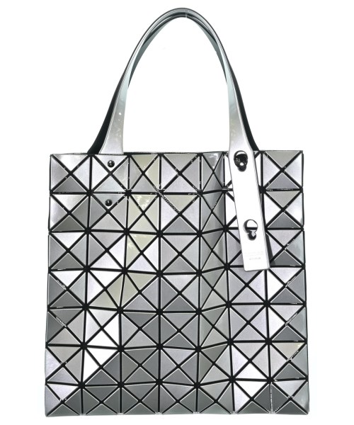 BAO BAO ISSEY MIYAKE(バオバオイッセイミヤケ)トートバッグ シルバー サイズ:-/2200699020039