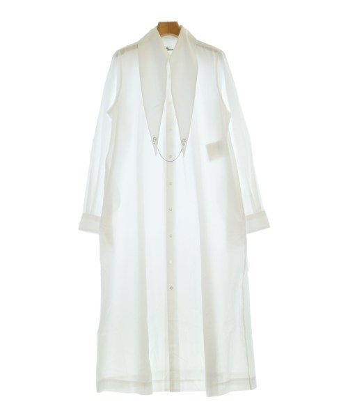 noir kei ninomiya(ノワール　ケイ　ニノミヤ)シャツワンピース 白 サイズ:S/2200599427082