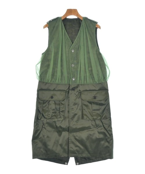 noir kei ninomiya(ノワール　ケイ　ニノミヤ)ベスト カーキ サイズ:XS/2200548088043