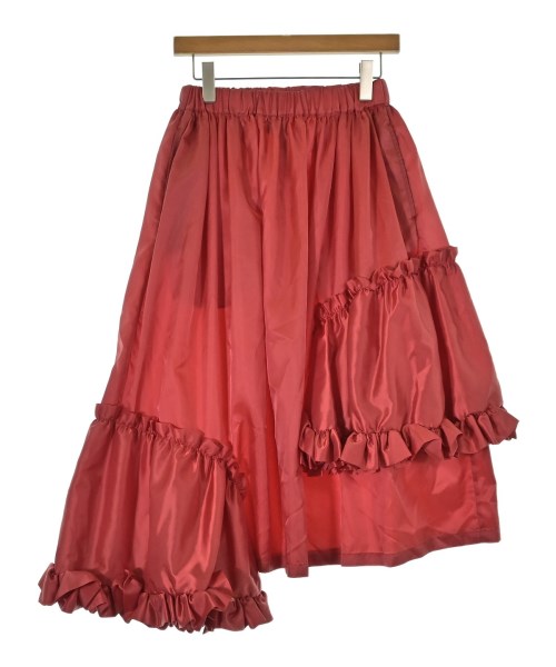 noir kei ninomiya(ノワール　ケイ　ニノミヤ)ロング・マキシ丈スカート 赤 サイズ:XS/2200627562037
