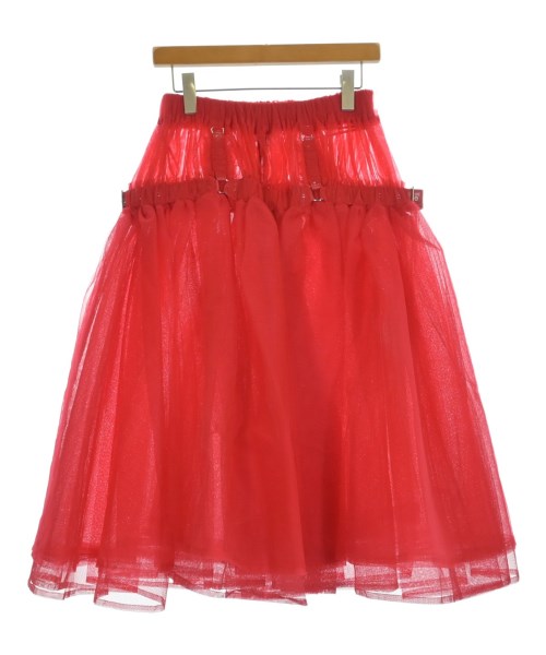 noir kei ninomiya(ノワール　ケイ　ニノミヤ)ロング・マキシ丈スカート 赤 サイズ:XS/2200627562044