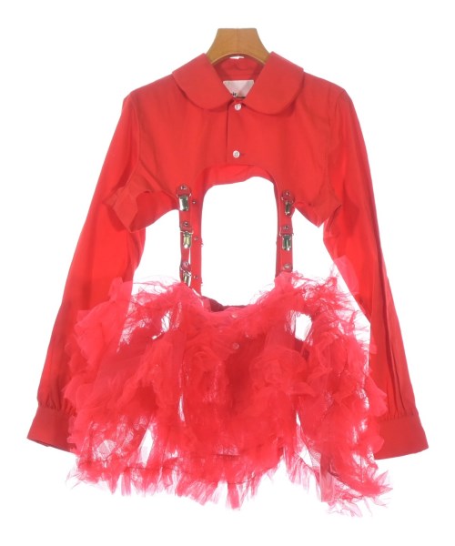 noir kei ninomiya(ノワール　ケイ　ニノミヤ)ブラウス 赤 サイズ:S/2200614698022