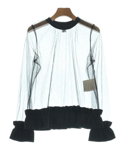 noir kei ninomiya(ノワール　ケイ　ニノミヤ)ブラウス 黒 サイズ:S/2200619060022