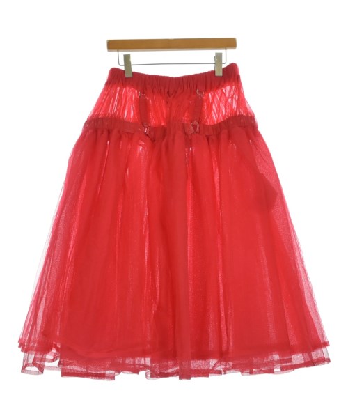 noir kei ninomiya(ノワール　ケイ　ニノミヤ)ひざ丈スカート 赤 サイズ:M/2200621049015