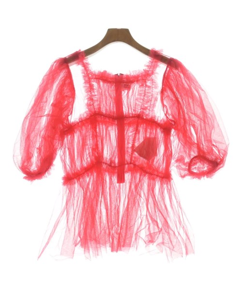 noir kei ninomiya(ノワール　ケイ　ニノミヤ)ブラウス 赤 サイズ:S/2200601969029