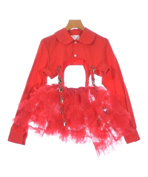 noir kei ninomiya(ノワール　ケイ　ニノミヤ)ブラウス 赤 サイズ:XS/2200603759055