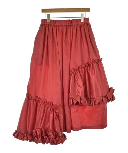 noir kei ninomiya(ノワール　ケイ　ニノミヤ)ロング・マキシ丈スカート 赤 サイズ:M/2200607592030