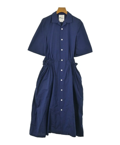 noir kei ninomiya(ノワール　ケイ　ニノミヤ)シャツワンピース 紺 サイズ:XS/2200673712042