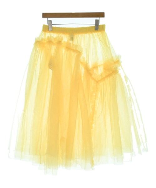 noir kei ninomiya（ノワールケイニノミヤ）ロング・マキシ丈スカート 黄 サイズ:S レディース/2200632903030