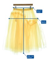 noir kei ninomiya（ノワールケイニノミヤ）ロング・マキシ丈スカート 黄 サイズ:S レディース/2200632903030