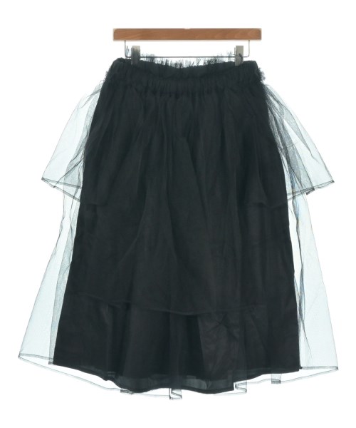 noir kei ninomiya(ノワール　ケイ　ニノミヤ)ロング・マキシ丈スカート 黒 サイズ:S/2200651320023