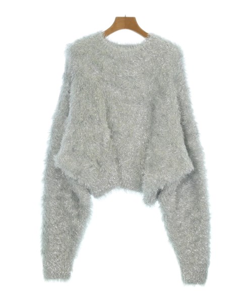 noir kei ninomiya(ノワール　ケイ　ニノミヤ)ニット・セーター シルバー サイズ:S/2200665968044
