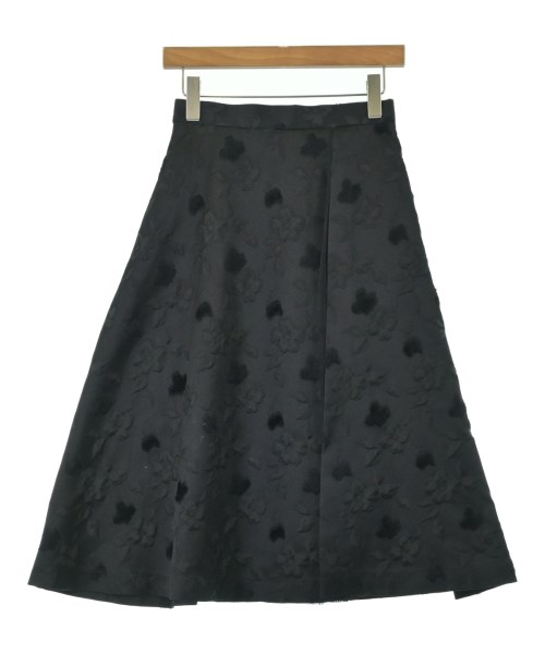 noir kei ninomiya(ノワール　ケイ　ニノミヤ)ひざ丈スカート 黒 サイズ:XS/2200691088150