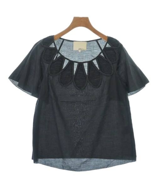 3.1 Phillip Lim(スリーワンフィリップリム)ブラウス 紺 サイズ:2(M位)/2200492624069