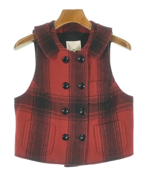 3.1 Phillip Lim(スリーワンフィリップリム)ベスト 赤 サイズ:2(M位)/2200656973132