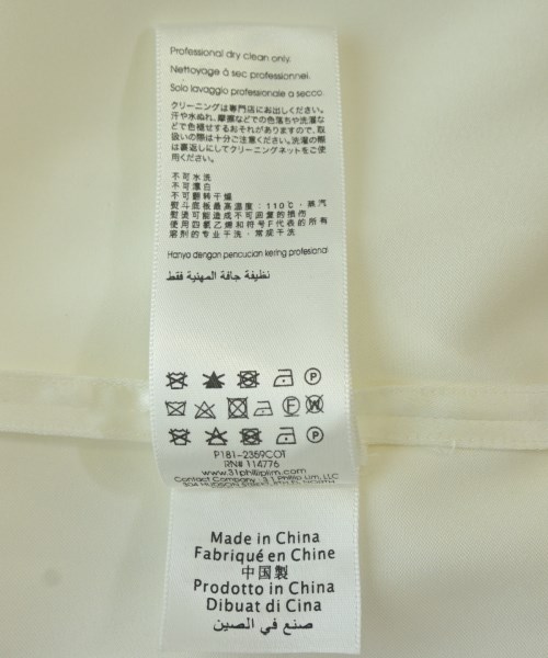 3.1 Phillip Lim（スリーワンフィリップリム）ブラウス 白 サイズ:2(M位) レディース/2200702679063