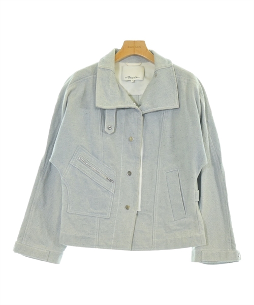 3.1 Phillip Lim(スリーワンフィリップリム)ブルゾン 青 サイズ:0(S位)/2200667887022