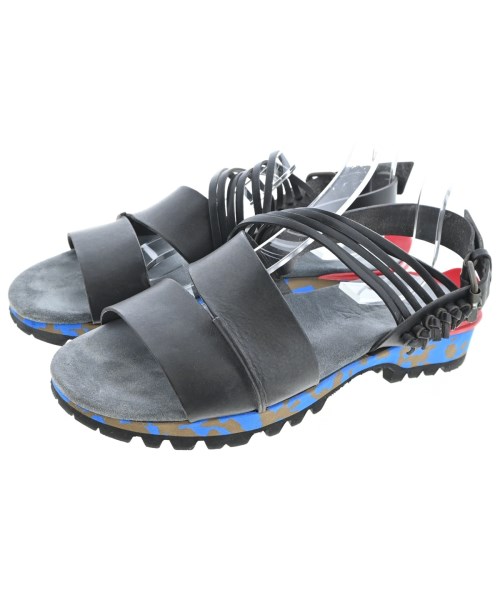 LANVIN(ランバン)サンダル 黒 サイズ:UK9(27.5cm位)/2200672922053