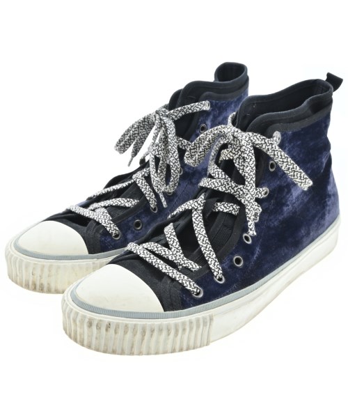 LANVIN(ランバン)スニーカー 紺 サイズ:UK8(26.5cm位)/2200664878160