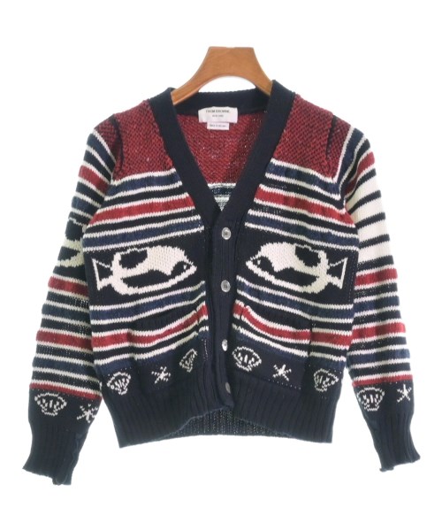 THOM BROWNE(トムブラウン)カーディガン 紺 サイズ:0(XS位)/2200474616013