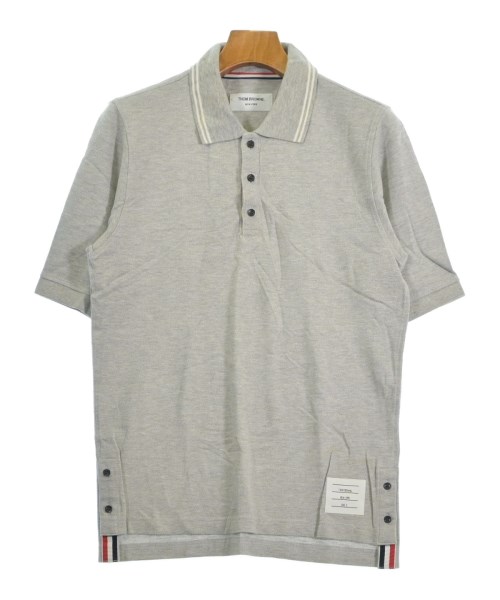 THOM BROWNE(トムブラウン)ポロシャツ グレー サイズ:2(M位)/2200606924610