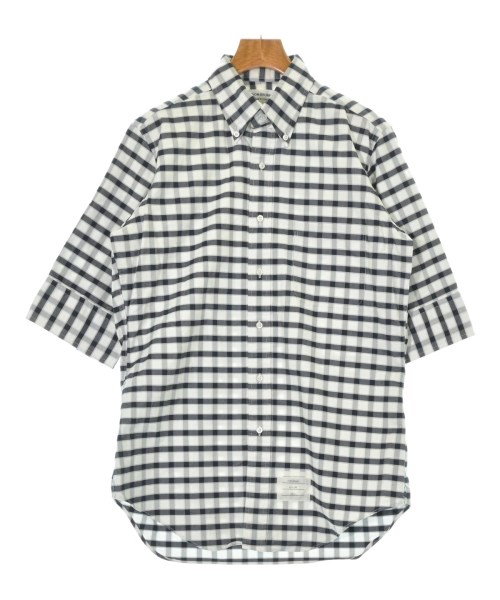 THOM BROWNE(トムブラウン)カジュアルシャツ 白 サイズ:3(L位)/2200679008019
